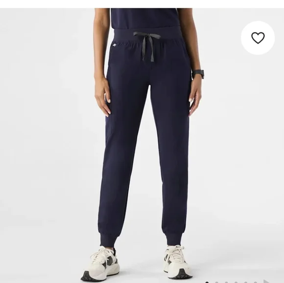 Figs Zamora Jogger Scrub Pant Sz S Petite Navy - Picture 1 of 8